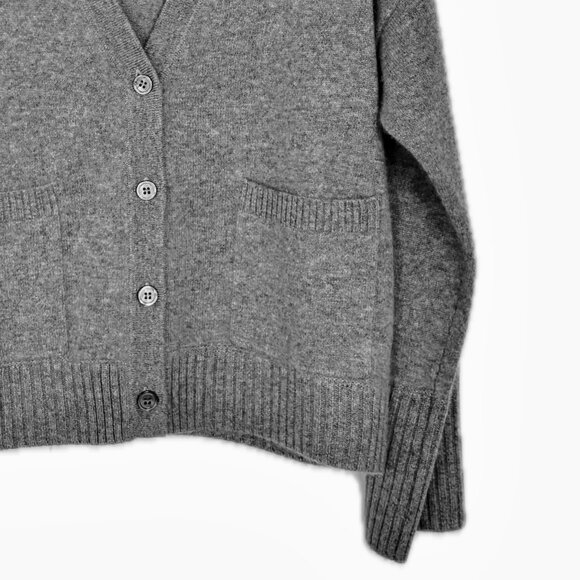 Jason Wu Women's 100% Cashmere Cardigan Sweater Top w Pockets Gray Size S NEW - Picture 5 of 11